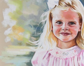 Custom Pastel Portraits, from photography. Painting portraits, Handmade pastel portrait