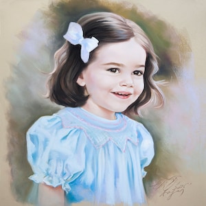 Children Pastel portrait