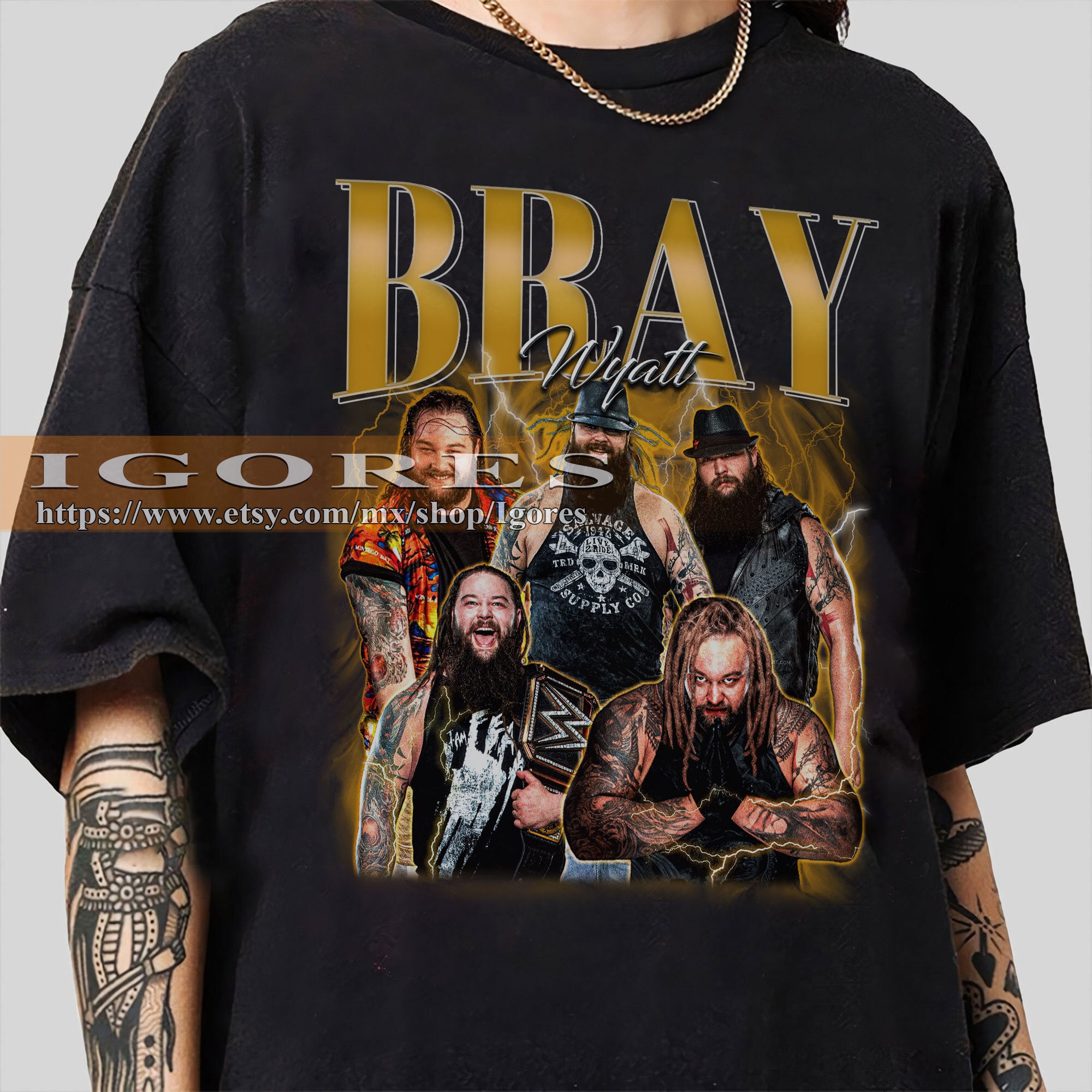 Bray Wyatt Moth UV Reactive T-Shirt, hoodie, sweater, long sleeve