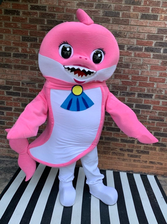 Custom Adult Cartoon Character Baby Shark Costume Mascot for Sale - China Baby  Shark Costume and Cartoon Mascot Costumes price