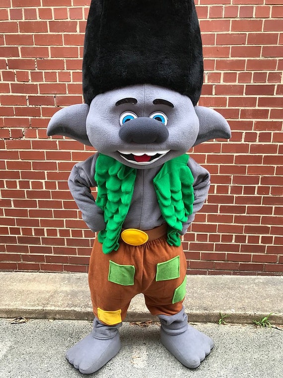 Boy Troll Mascot Costume Etsy
