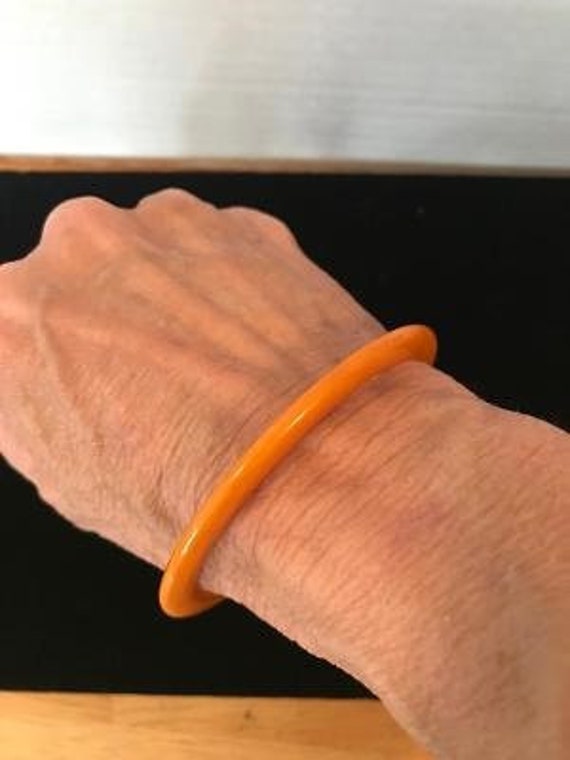 Bakelite Butterscotch Bracelet - image 2