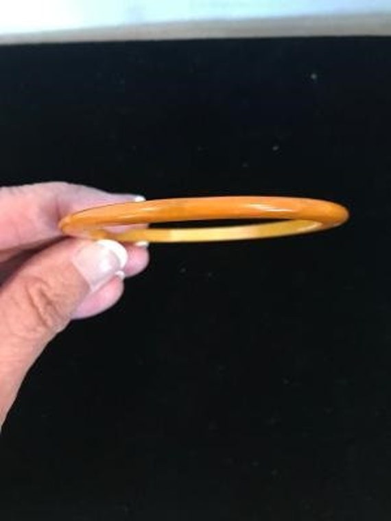Bakelite Butterscotch Bracelet - image 3