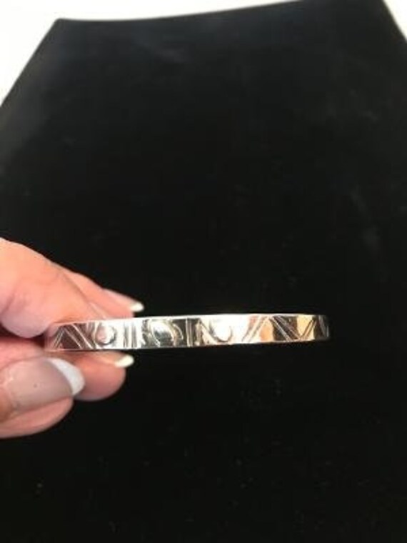 Vintage Roggio Silversmith Sterling Silver Cuff Bracelet