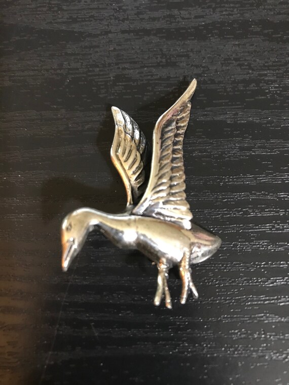 Danecraft Sterling Bird Pin - image 4