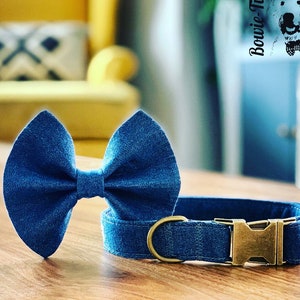 Denim Bow Tie