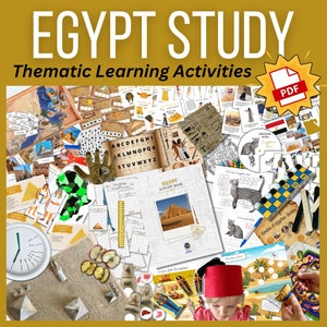 EGYPT Activity Book: Hands-on Activities, Ancient Experiments, Models & Culture Studies! *Digital*