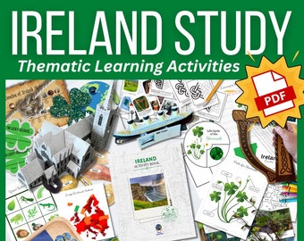 Ireland Activity Book: Hands-on Activities, Experiments and Crafts | Homeschool and Classroom | Models, History & Culture! *Digital*