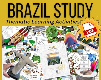 Brazil Activity Book: Hands-on Activities, Experiments, Models & Culture Studies! *Digital*