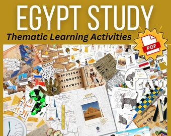 EGYPT Activity Book: Hands-on Activities, Ancient Experiments, Models & Culture Studies! *Digital*