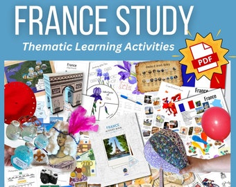 FRANCE Activity Book: Hands-on Activities, Experiments, Models & Culture Studies! *Digital*