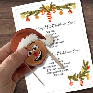 SPAIN Spanish España Tió de Nadal Catalan Christmas Tradition Craft