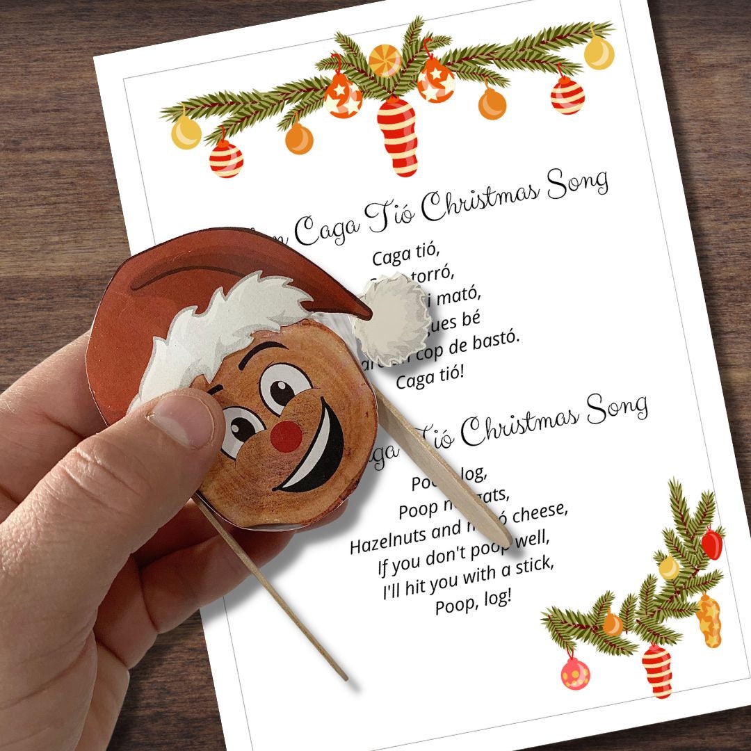 SPAIN Spanish España Tió de Nadal Catalan Christmas Tradition Craft