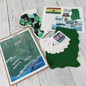 Montessori Inspired GHANA West Africa Geography Mini Unit