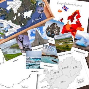 Island Europa Geographie Wahrzeichen City Interaktive Karte Pinning Posts & Karten