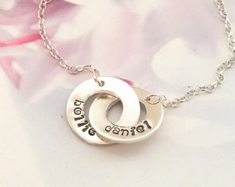 Sweet Personalised Circles Pendant.
