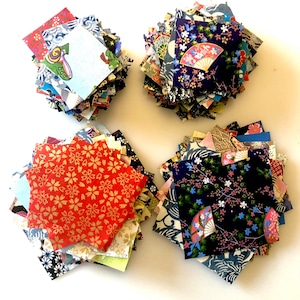 WASHI SQUARES- Group 1-4 SW1- Varied sizes- Vintage/Modern styles- Scrapbooking- Collage- Jewelry- Decoupage- Card Making- Scrap Paper Kits