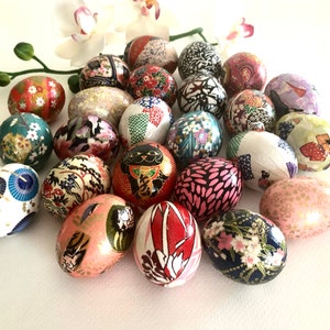 WASHI #5B Perfect size paper for making Washi eggs ***DISCOUNT for orders 10 and above*** Vintage and Modern styles