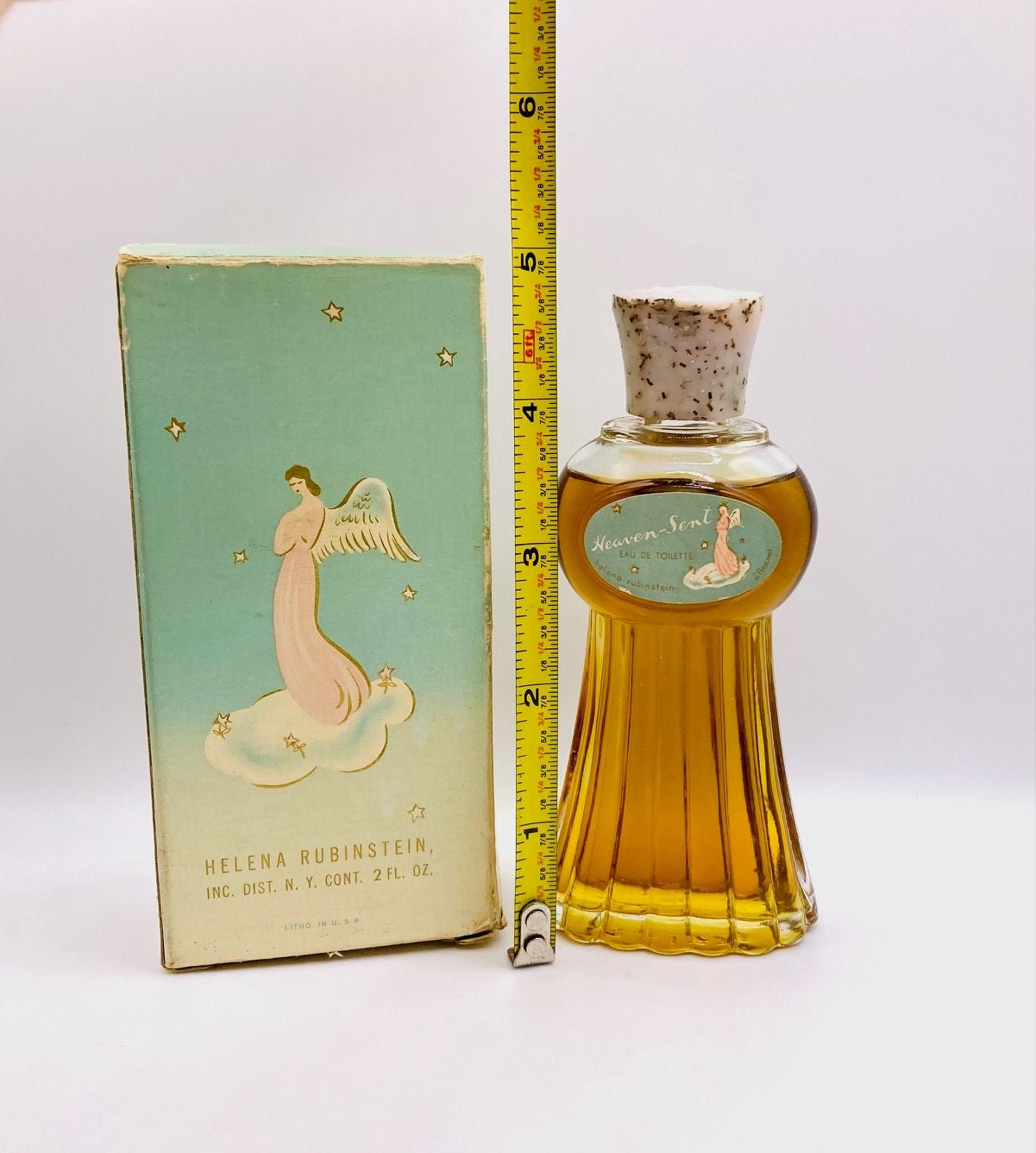 Vintage Helena Rubinstein Heaven Sent Perfume With Box, Eau De
