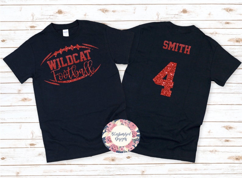 personalized football shirts