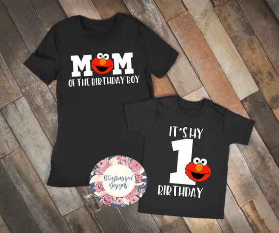 elmo birthday shirt toddlers