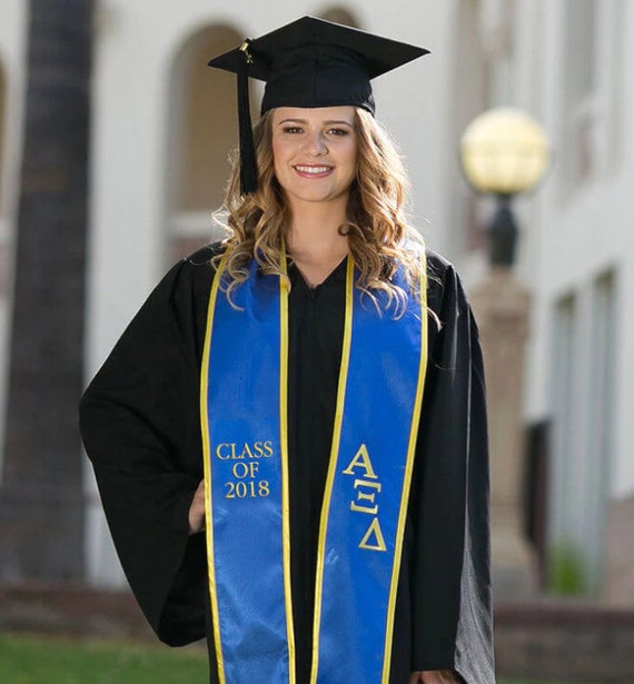 Estola de graduación personalizada calidad / Respuesta Etsy España