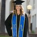 Custom Graduation Stoles | Embroidery | Pointed Stoles | Class of 2022 | Grad Photos | Satin Trim | Rush Orders |Graduation Gift
