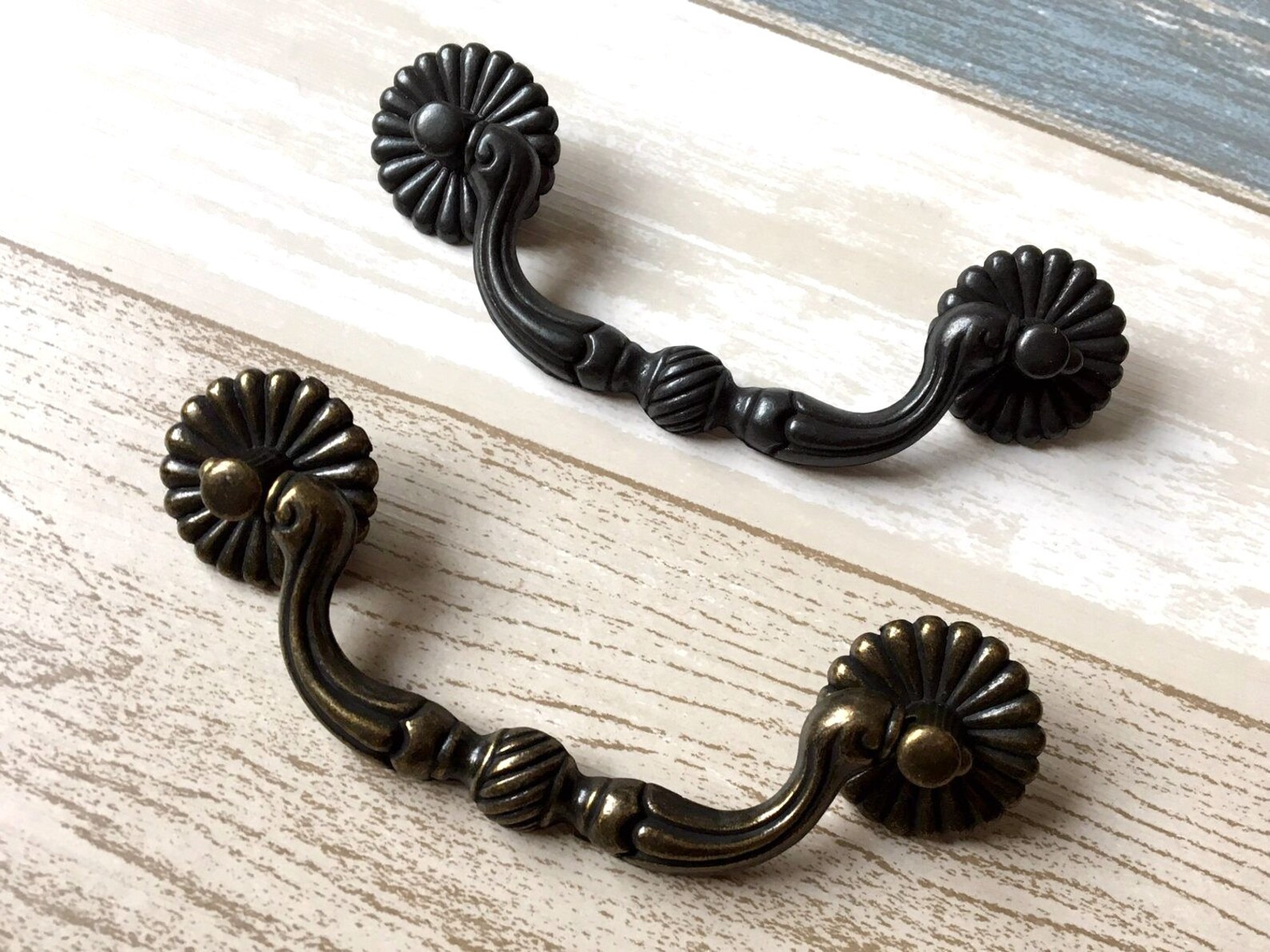 3 1/2 Vintage Style Bail Drawer Pulls Handle Dresser Etsy