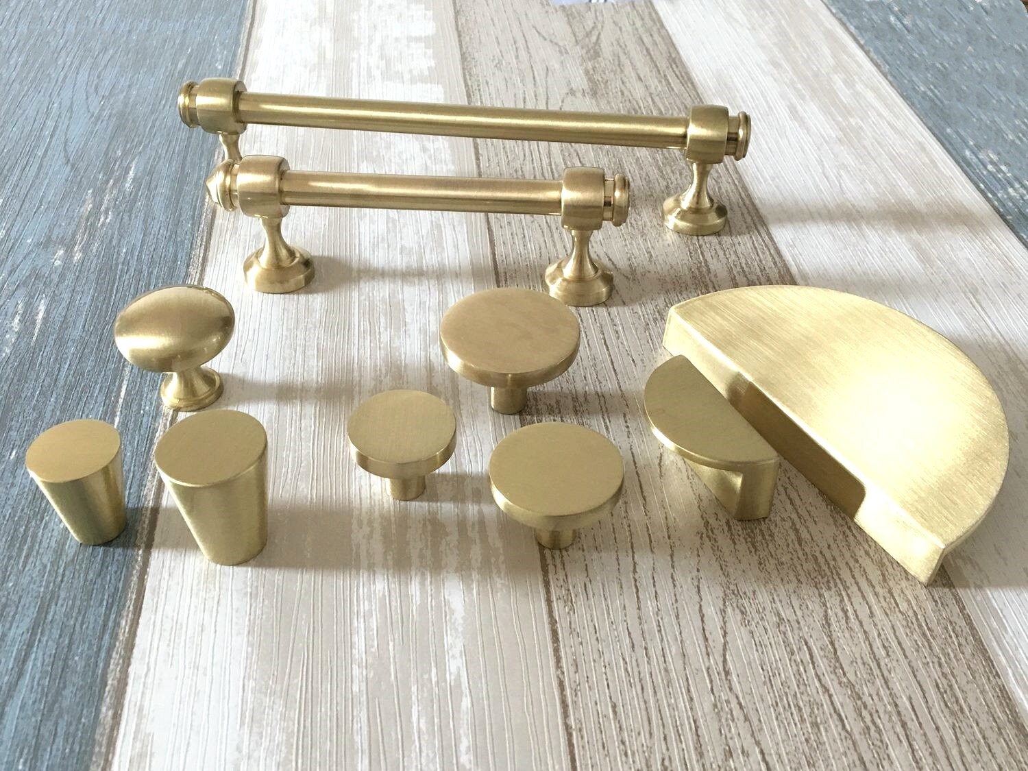 Gold Schrankgriff Knauf Kommode Schrankgriffe Kommodengriff | Etsy