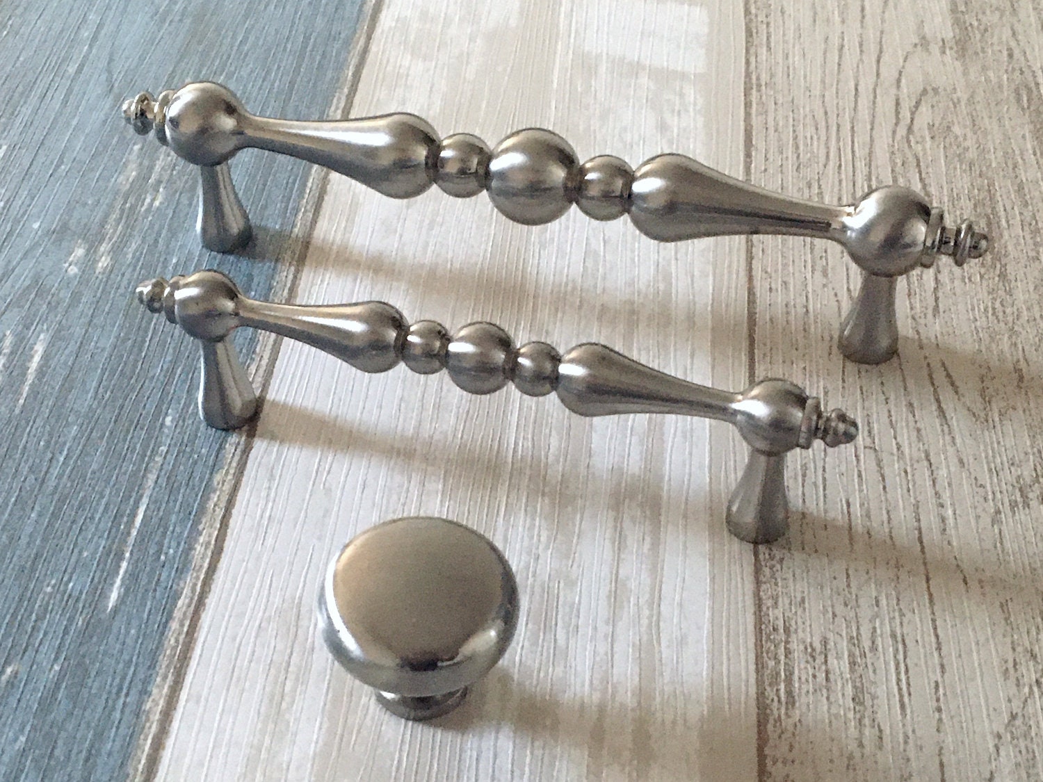 3.75 5 Brushed Nickel Steel Pull Handles Etsy