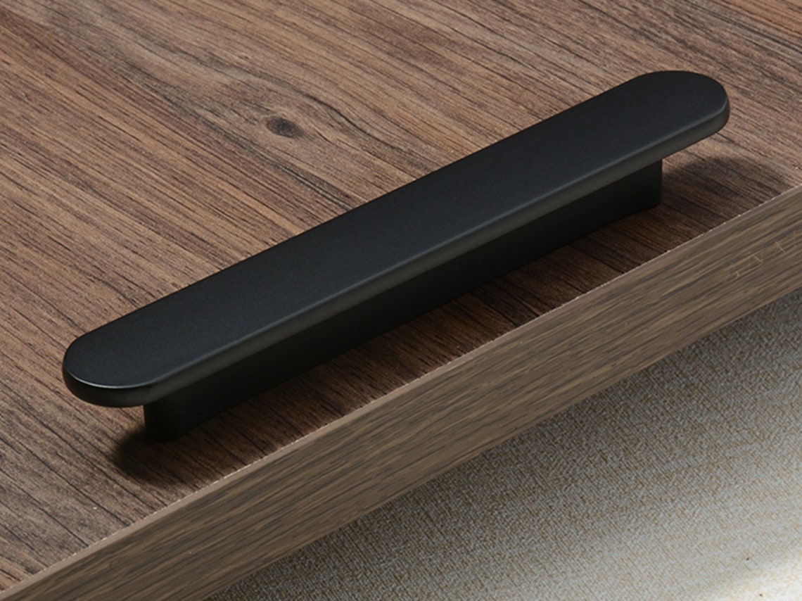 Drawer Pulls Gold Black Nickel Steel Handles Drawer Etsy