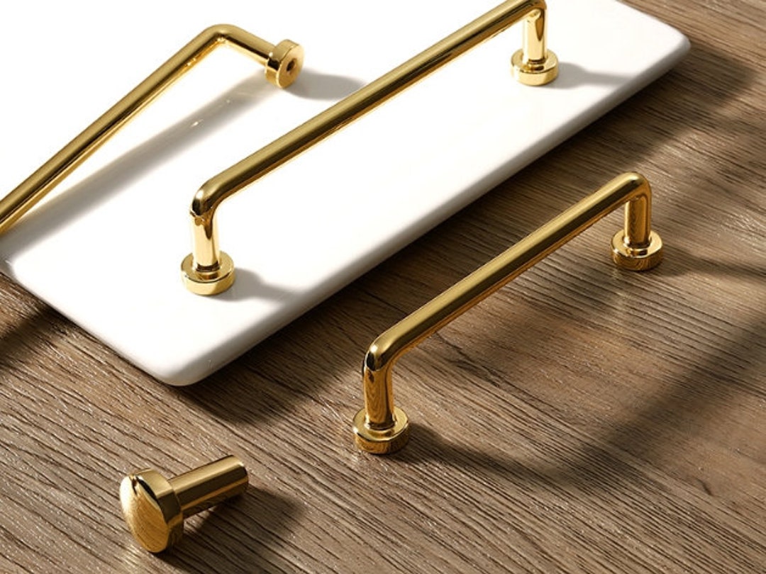 3.75 5 7.5 Gold Pulls Handles Drawer Knob Pull Handles Dresser