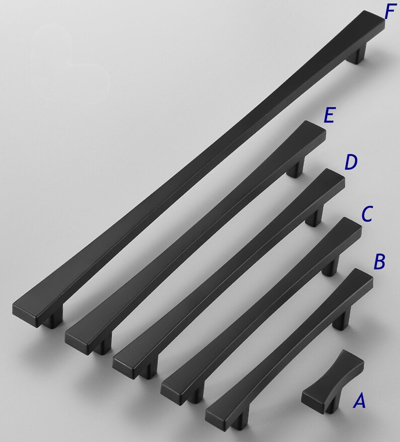 Brushed Gold Brass Pull Handles Drawer Pull Handles Etsy