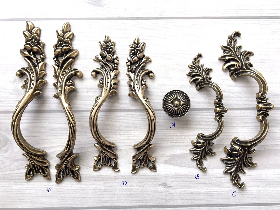 Antique Bronze Drawer Pulls Handle Pull Handles Dresser Knob