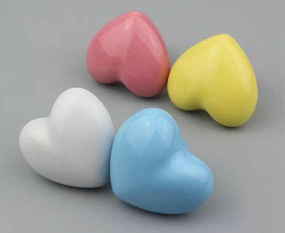 Heart Drawer Knob Pull Cabinet Knob Pulls Kids Dresser Knobs Etsy