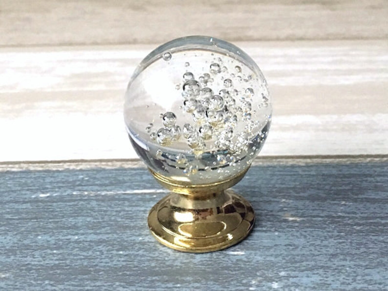 Bubble Glass Knob Drawer Pull Crystal Handle Pull Knobs Door Etsy