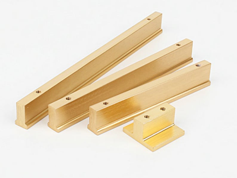 Brushed Gold Cabinet Handles Drawer Pull Handles Dresser Pulls - Etsy