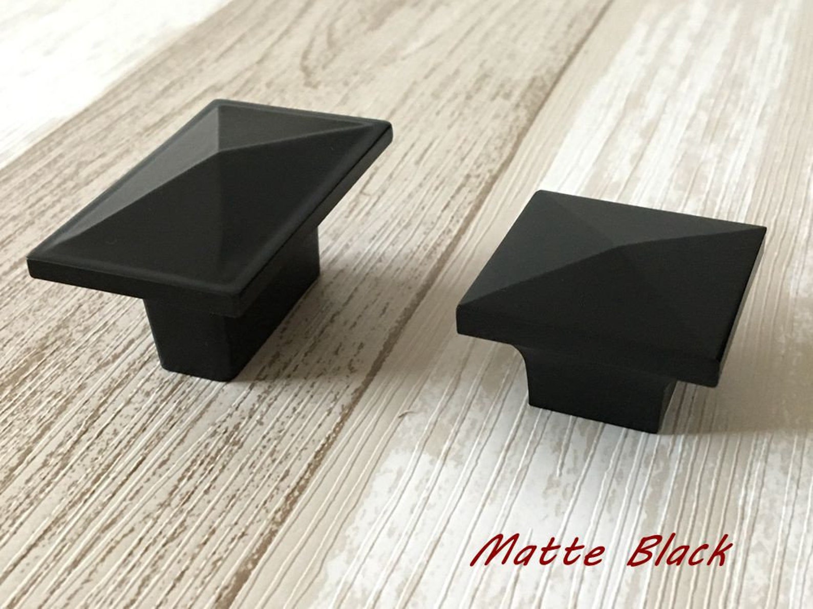 Gold Square Knob Rectangular Drawer Knobs Pull Handles Dresser Etsy