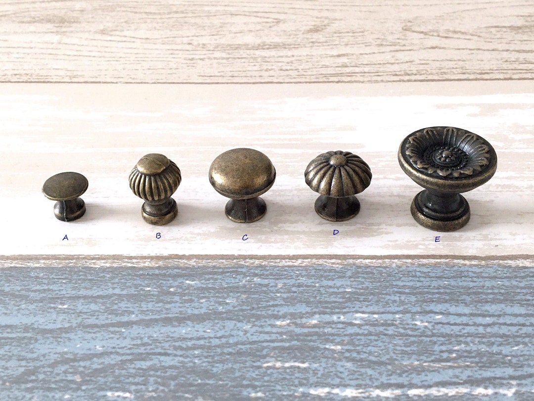 Small Drawer Knob Antique Bronze Jewelry Box Knobs Vintage Look Drawer
