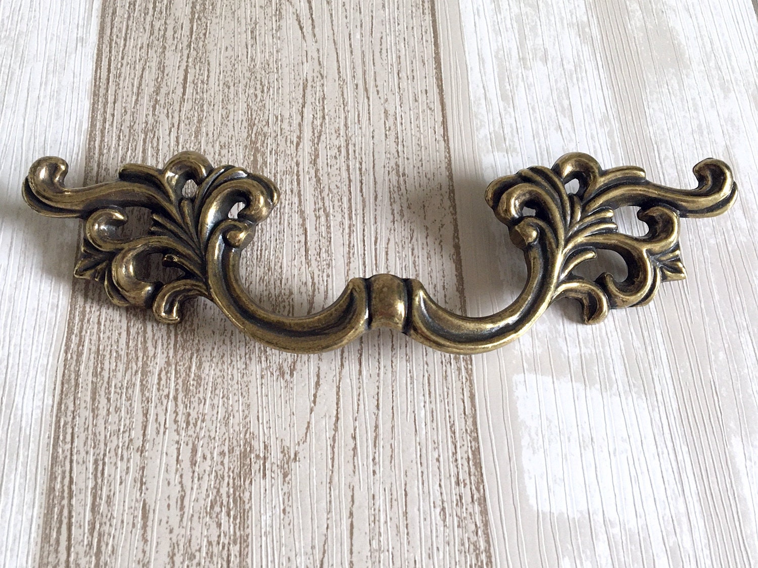 3.3 Leafy Drawer Pull Handle Leaf Cabinet Pulls Knob ...