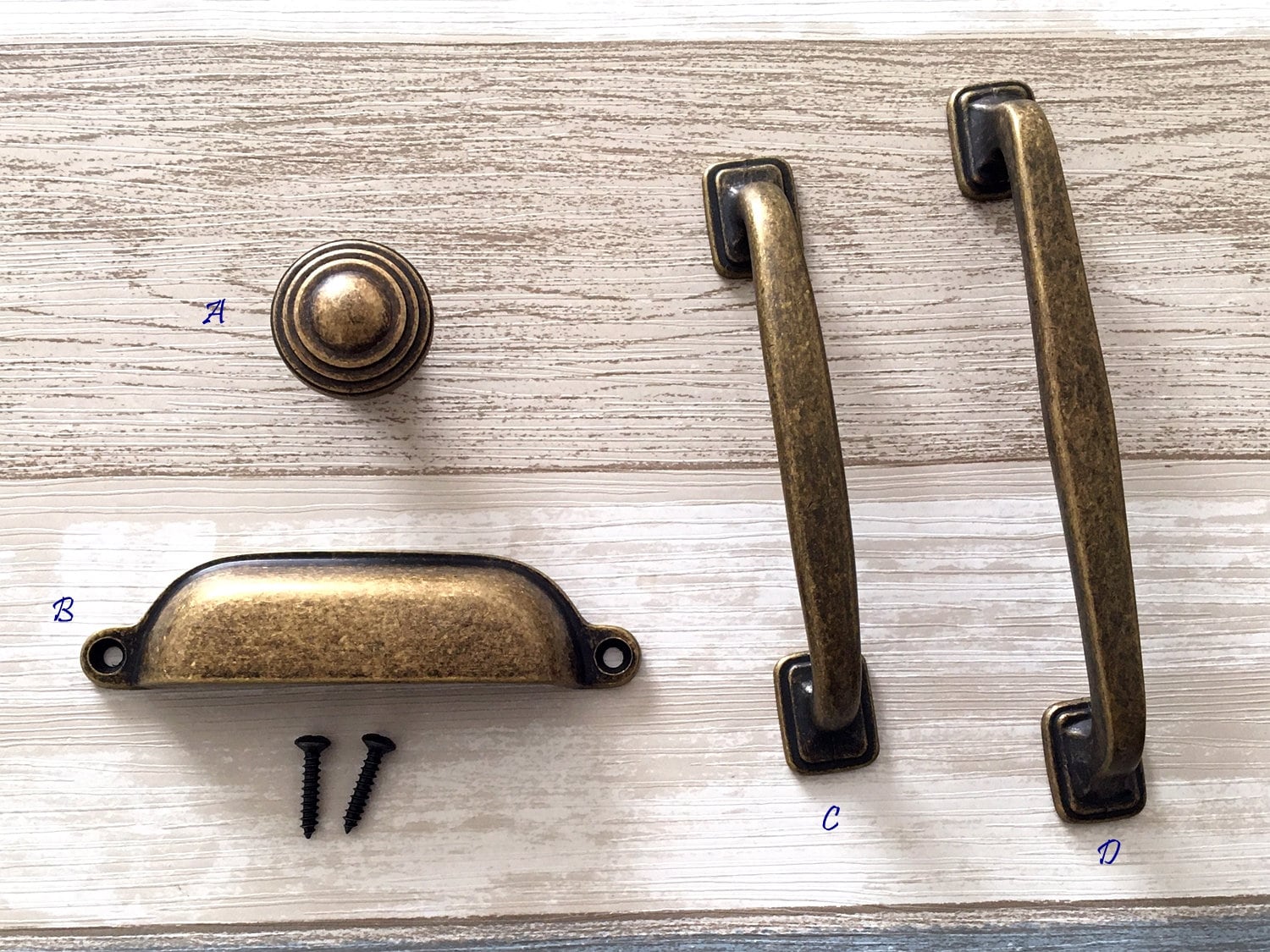 2.75 Antique Brass Cup Bin Drawer Pulls Handles Dresser Pull Handle Cabinet  Door Handles Retro Rustic Furniture Decorative 2 3/4 70 Mm -  Canada