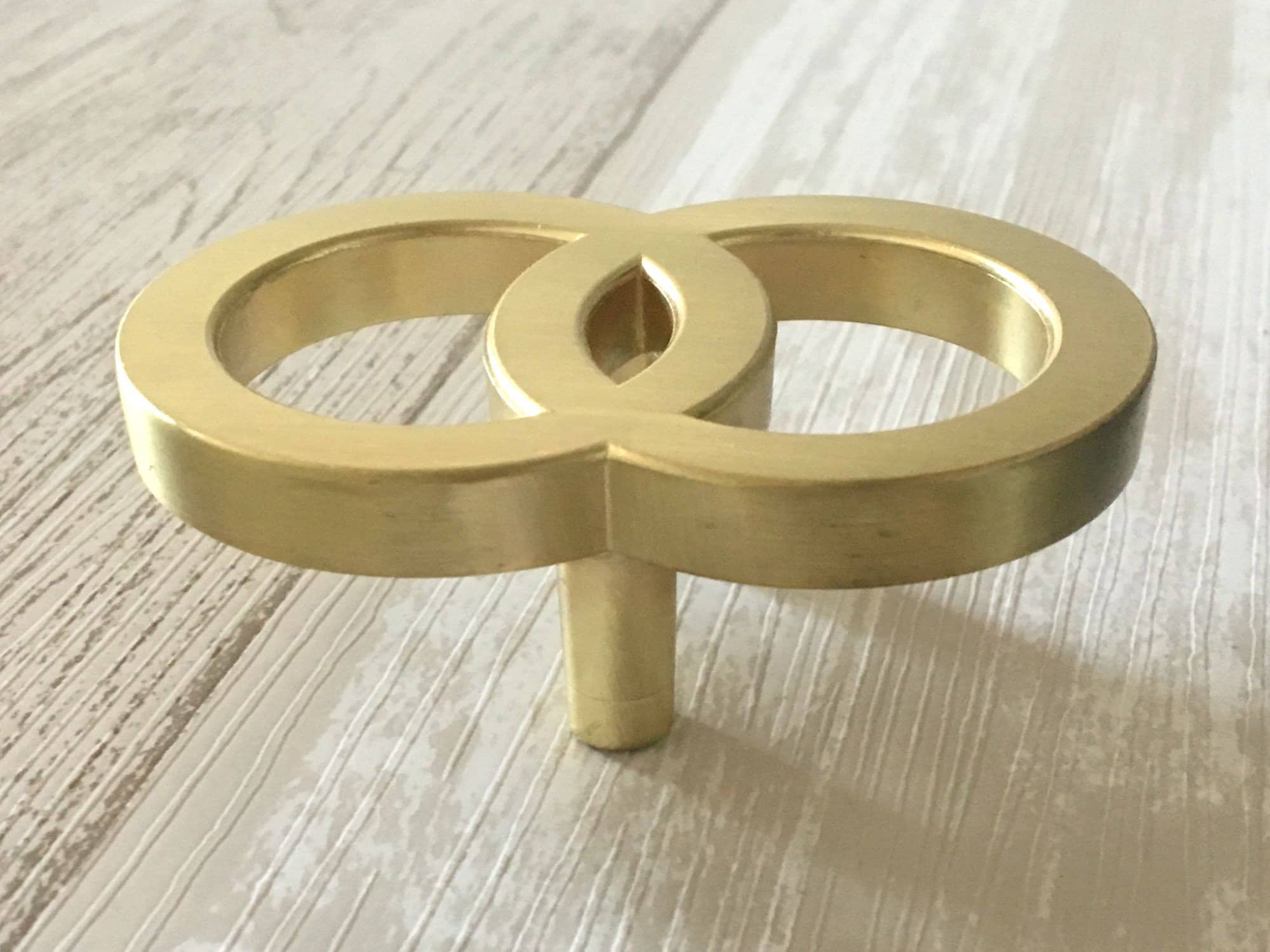 Circle Brass Drawer Pull Brass Knobs Pull Round Etsy