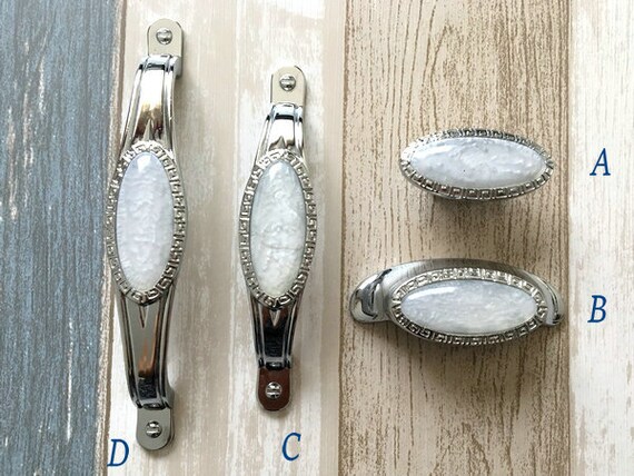 2.5 3.75 5 Shabby Chic Cabinet Pull Handles | Etsy