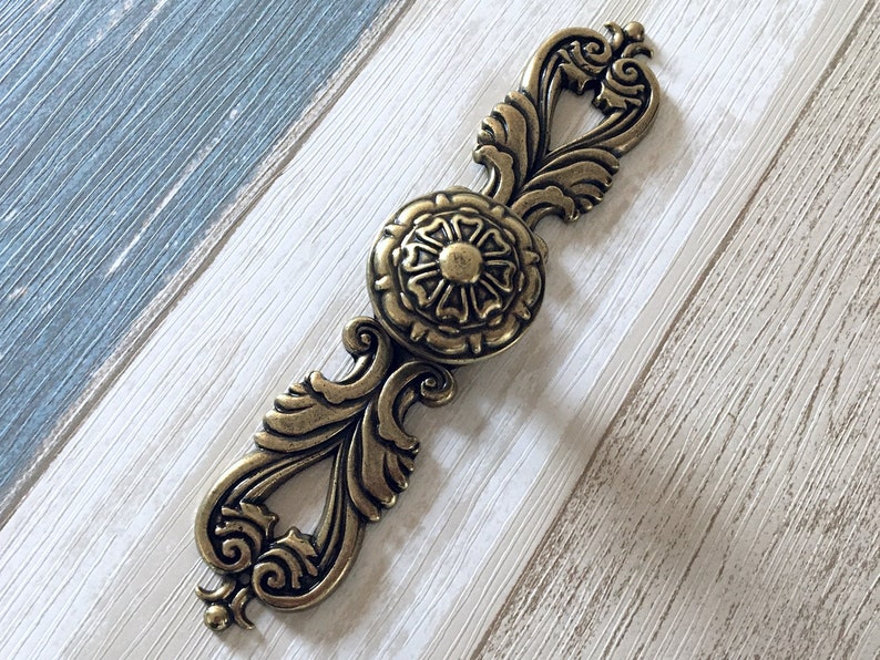 Vintage Look Knob Back Plate Drawer Pulls Backplate Rustic Etsy