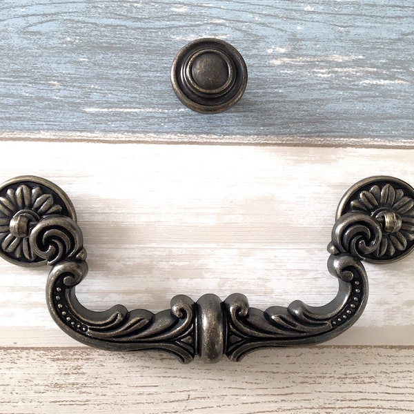 6 Drawer Drop Bail Pulls Etsy