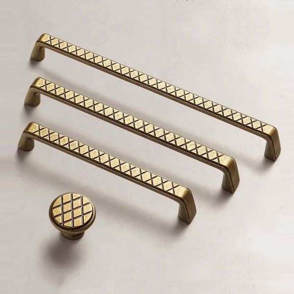 5" 6.25" 7.5“ Elegant Antique Gold Bronze Cabinet Handles Bathroom Vanity Pulls Retro Dresser Drawer Knobs Kitchen Hardware 128 160 192 mm