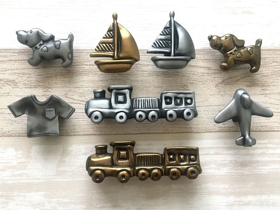 Elephant Dog Plane Boat Train Drawer Knob Pull Cabinet Knob Etsy