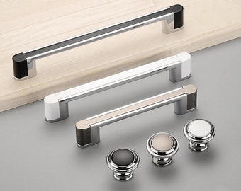 Cabinet Pull Handles Drawer Handles Chrome Bronze Black White Silver Drawer Pull Dresser Pulls Cabinet Pull Kitchen Handles Lynns Graceland