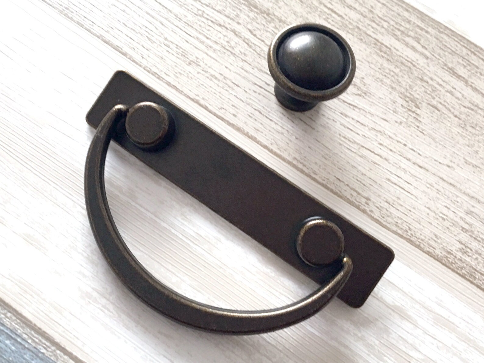 2 1/2 Vintage Style Bail Drawer Pulls Handle Dresser Knob Antique