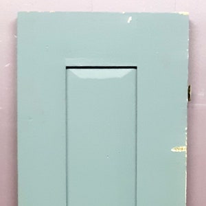 Antique Vintage Old Salvaged Reclaimed Cabinet Cupboard Pantry Wooden Door Single Raised Flat Panel Architectural